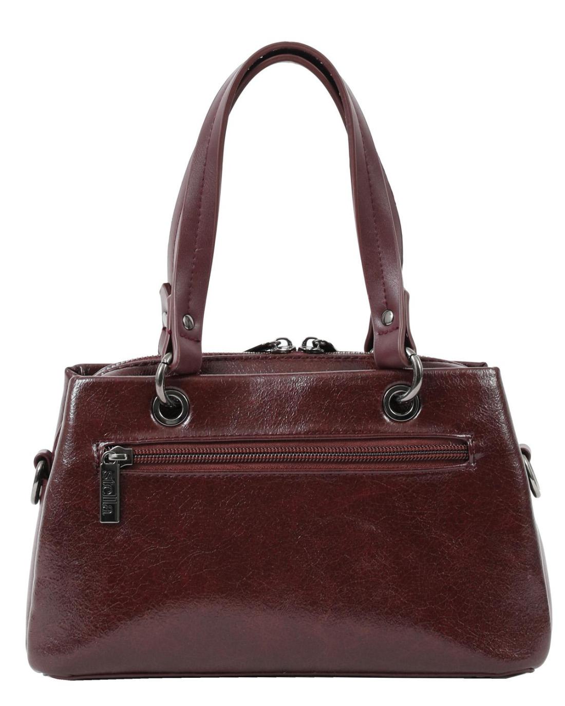 104774-CROSSBODY BAG   (24X15.5X10.5)  BURGUNDY-24067