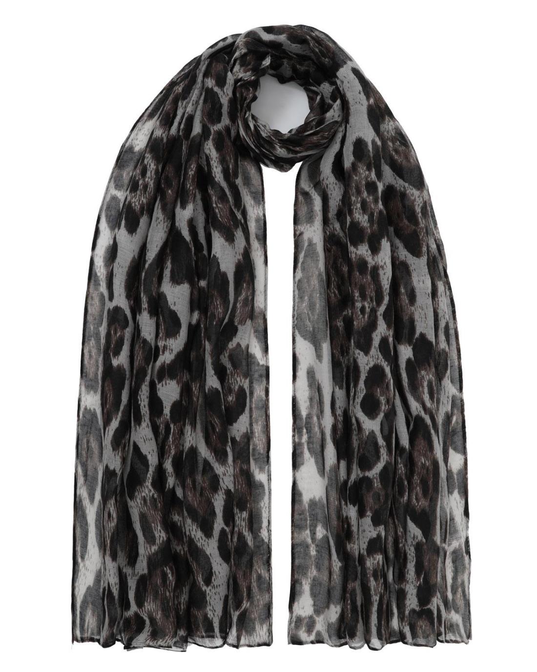502684M-SCARF (85X180)  COFFEE 29423