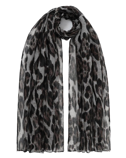 502684M-SCARF (85X180)  COFFEE 29423