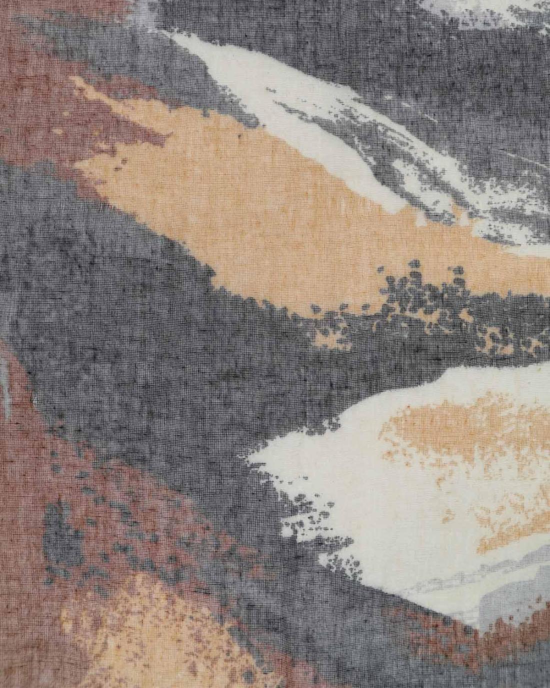 502688M-SCARF (85X180)  COFFEE 29427
