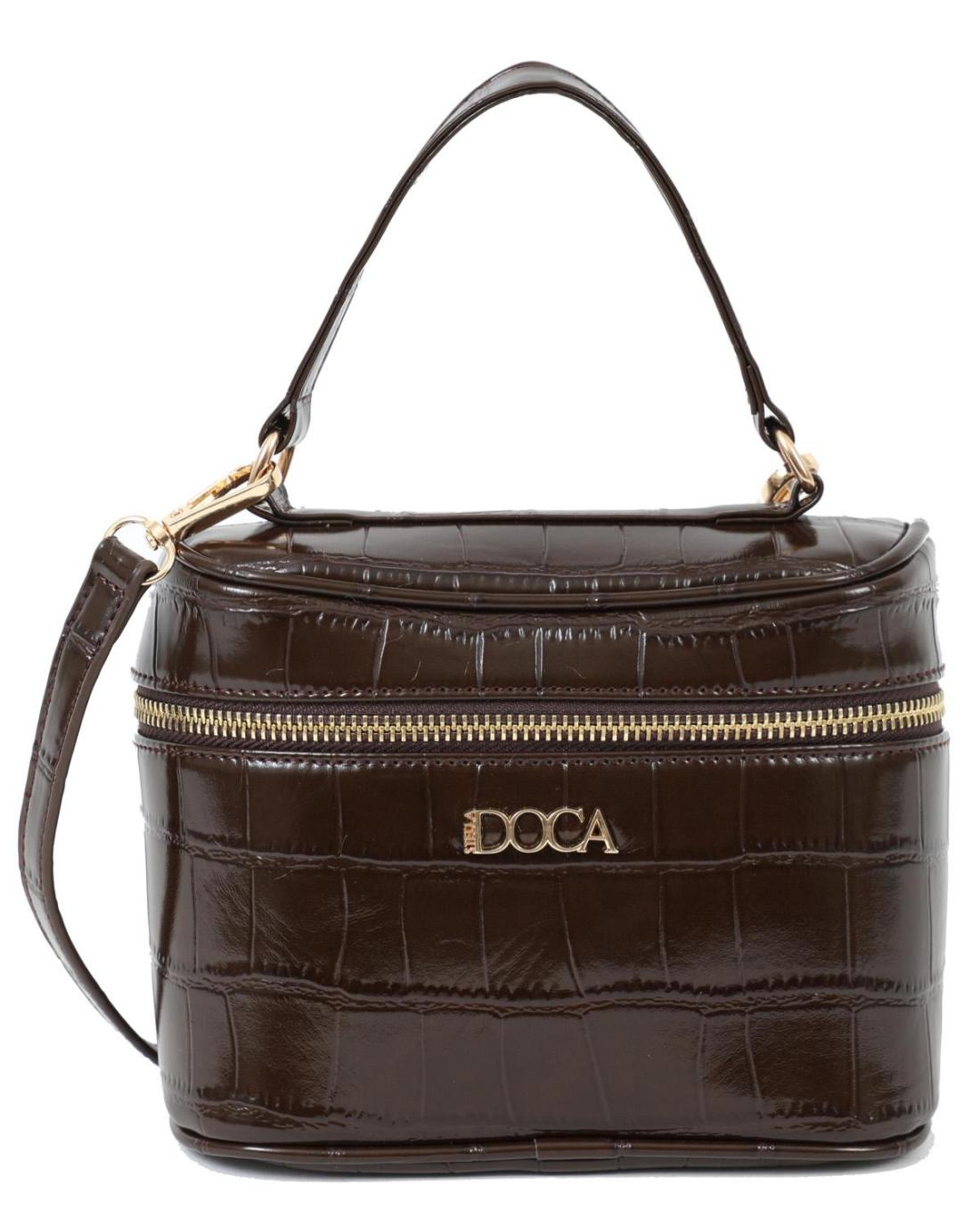 503314-CROSSBODY BAG (18X13X8)  BROWN-23777
