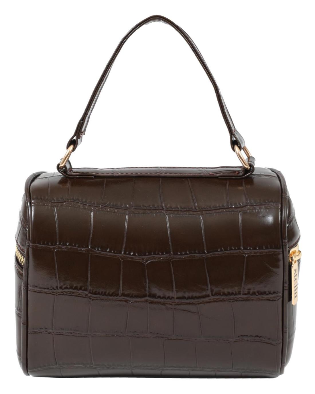 503314-CROSSBODY BAG (18X13X8)  BROWN-23777