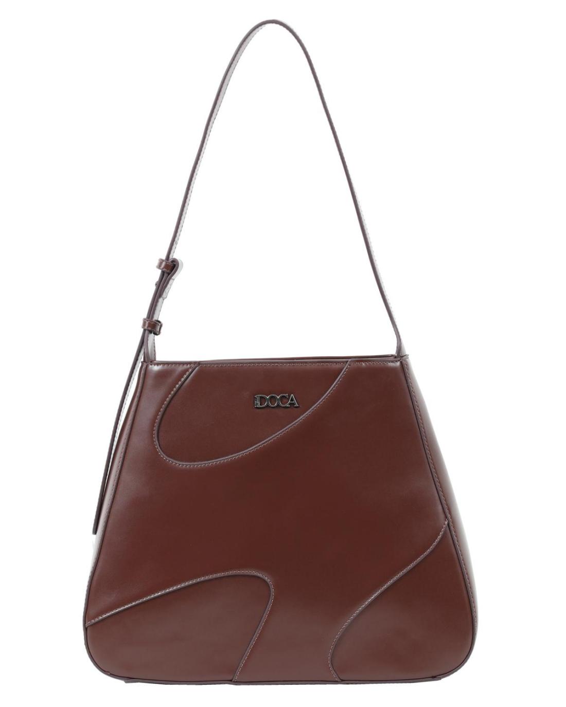503338-SHOULDER BAG (32X36X8)  BROWN-23759