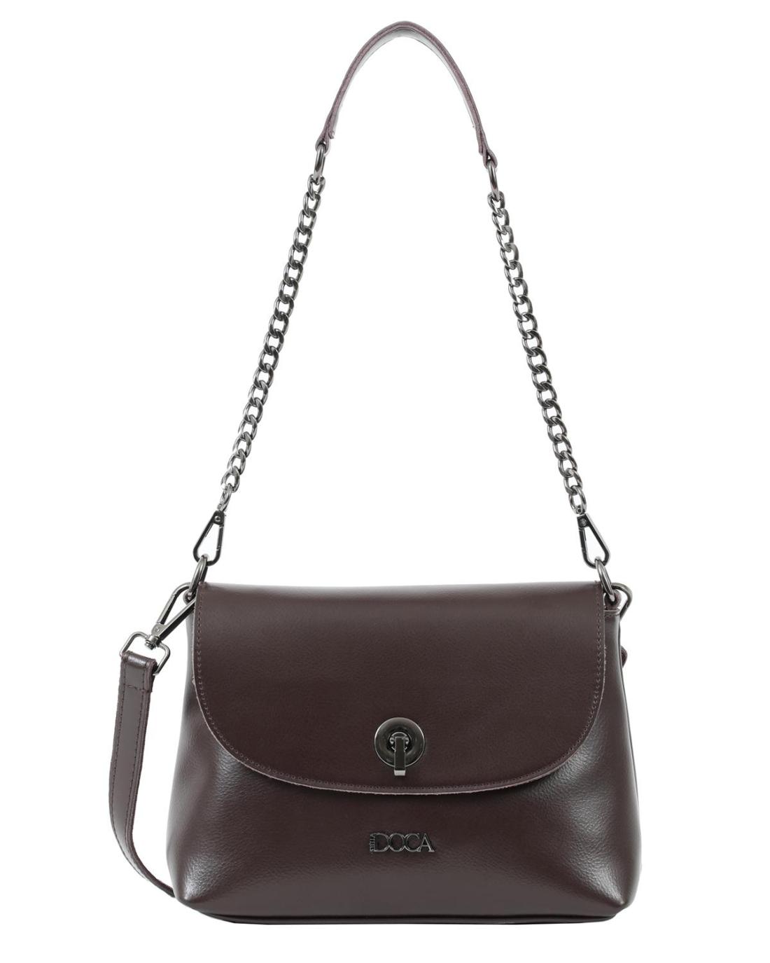 503308H-SHOULDER BAG (25X18X11)  BROWN-23719