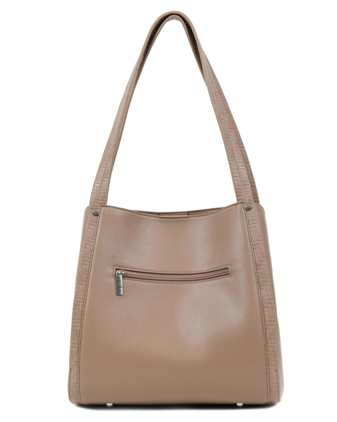502747MCH-SHOULDER BAG (30X29X15)  BEIGE 23240