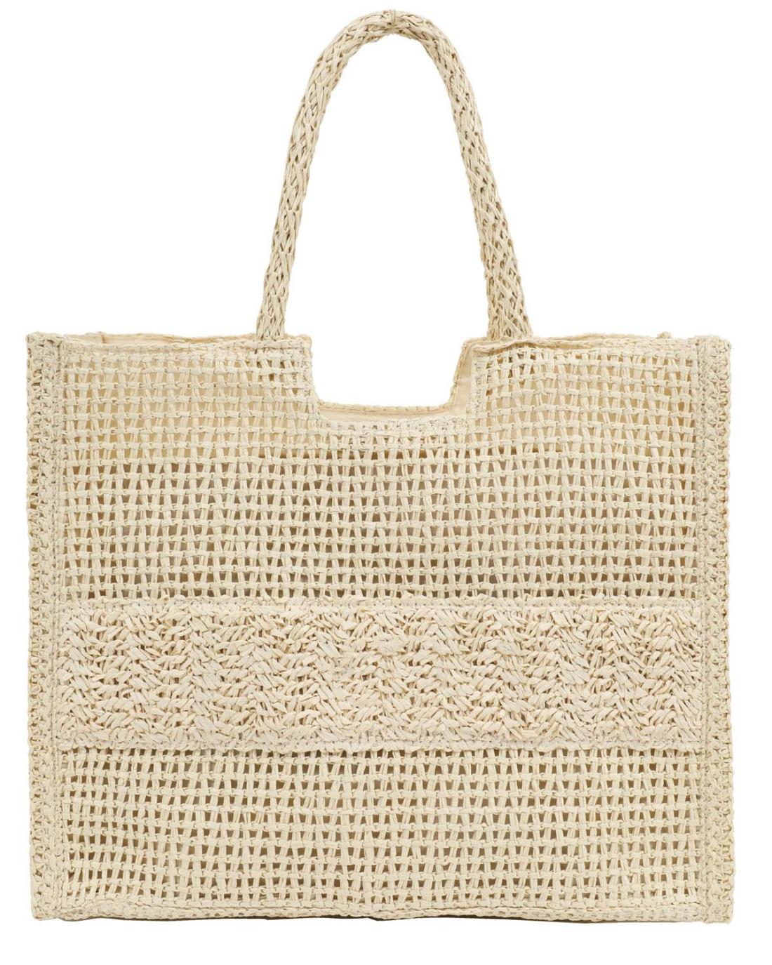 502937M-SHOULDER BAG (40X30X16) BEIGE 23458