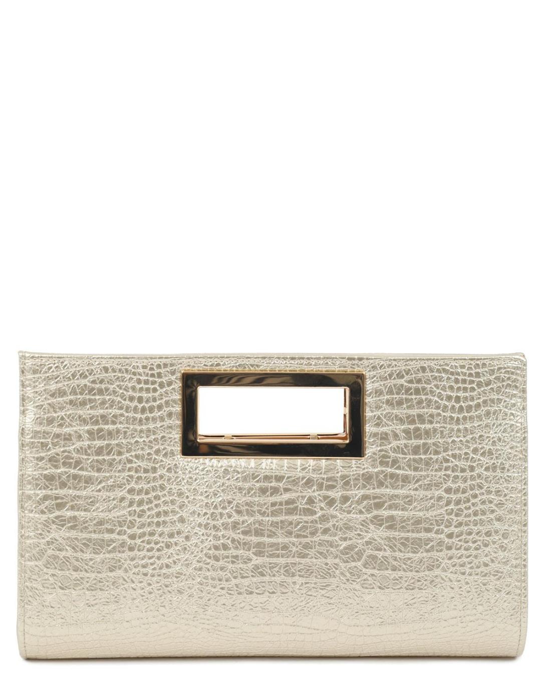 502570MH-EVENING BAG (32X19.5X6.5)  GOLD 23114