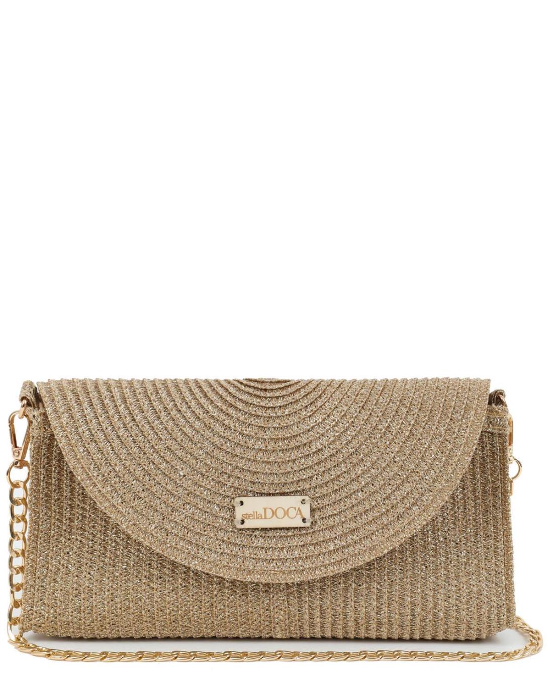 502929M-CROSSBODY BAG (26X12X4) GOLD 23426