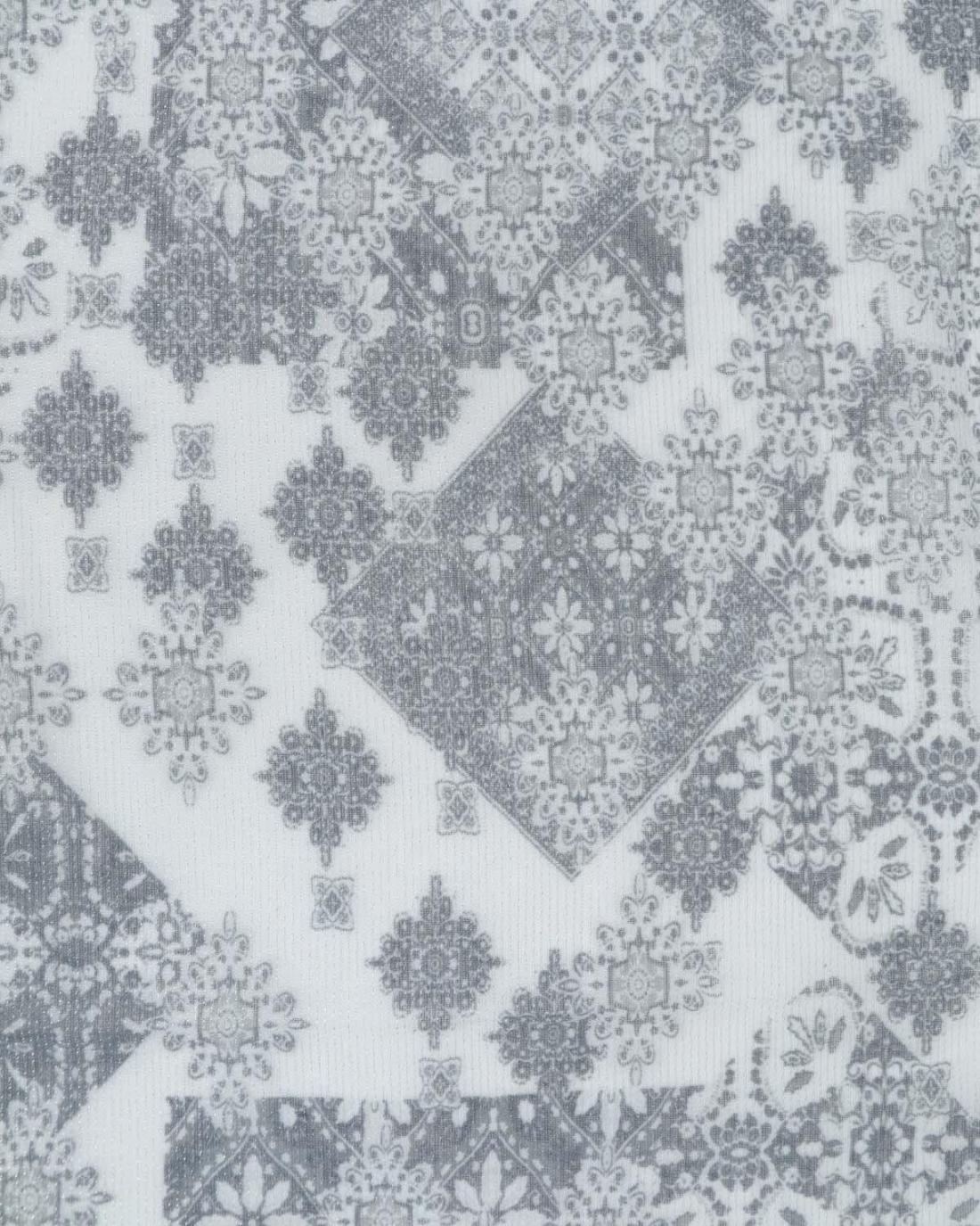 502755MCH-SCARF (85X180)  GREY 29372
