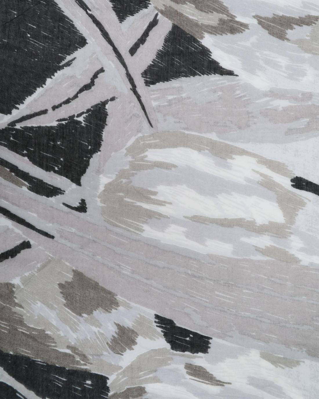 502762MH-SCARF (87X180)  GREY 29412