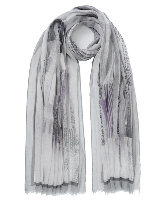 502757MCH-SCARF (85X180) GREY 29374