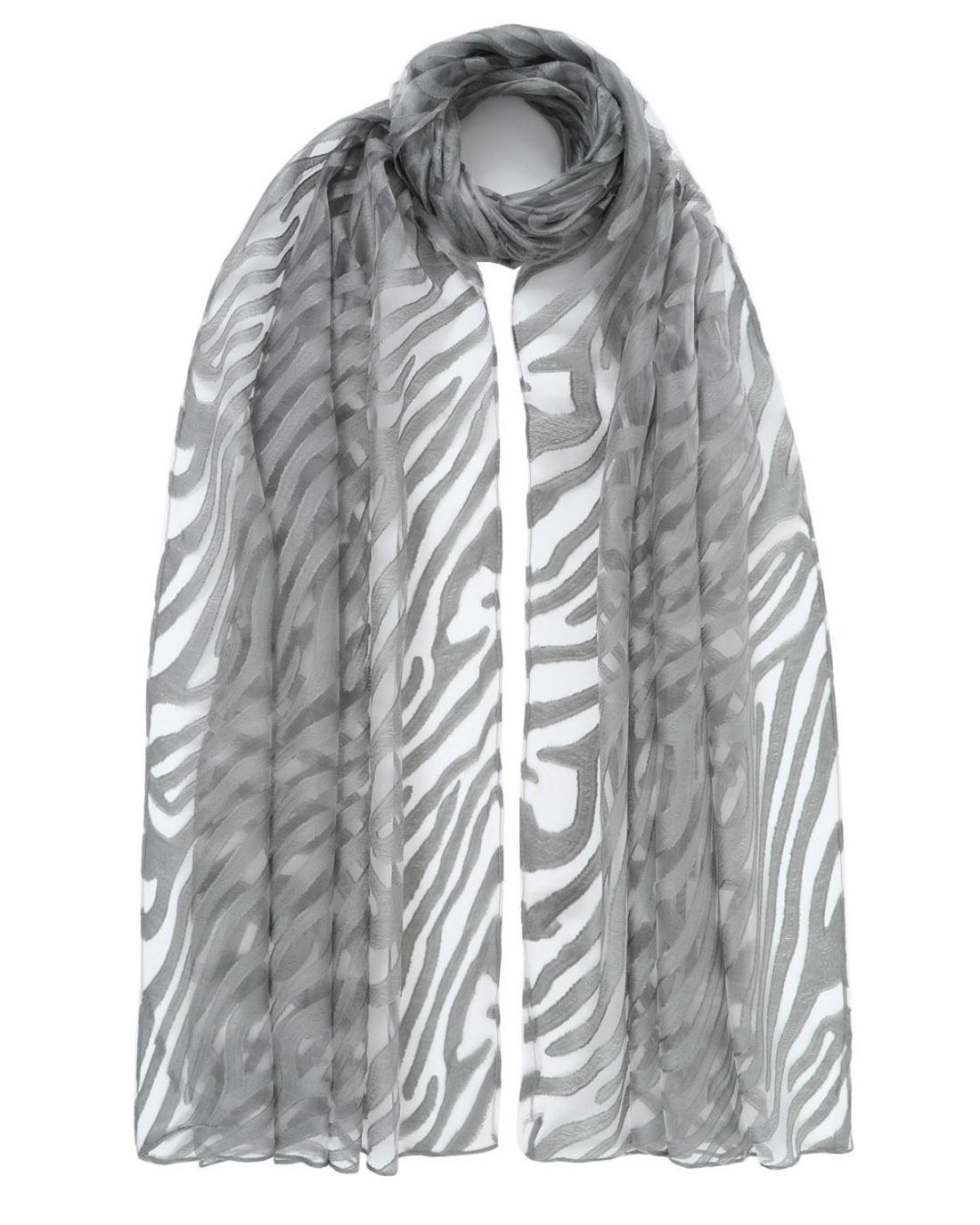 502690MCH-SCARF (65X190)  GREY 29431