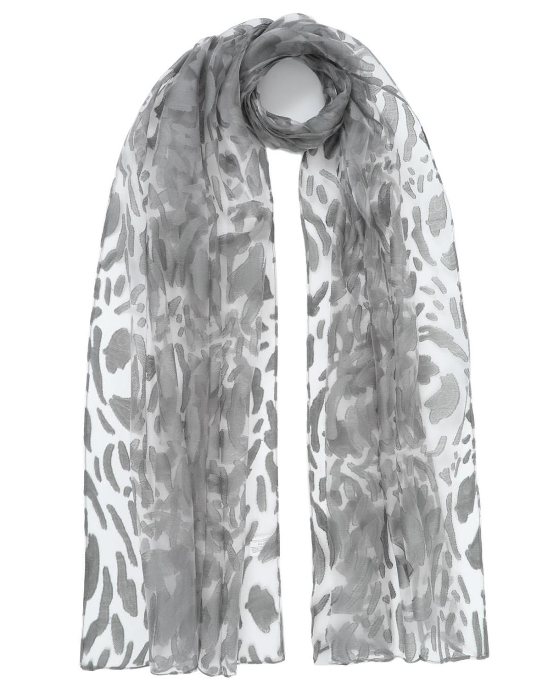 502693M-SCARF (65X190)  GREY 29438
