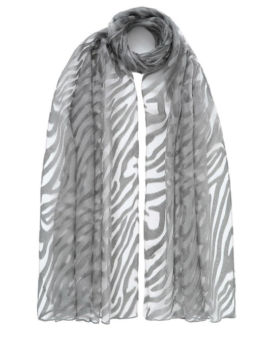 502690MCH-SCARF (65X190) GREY 29431