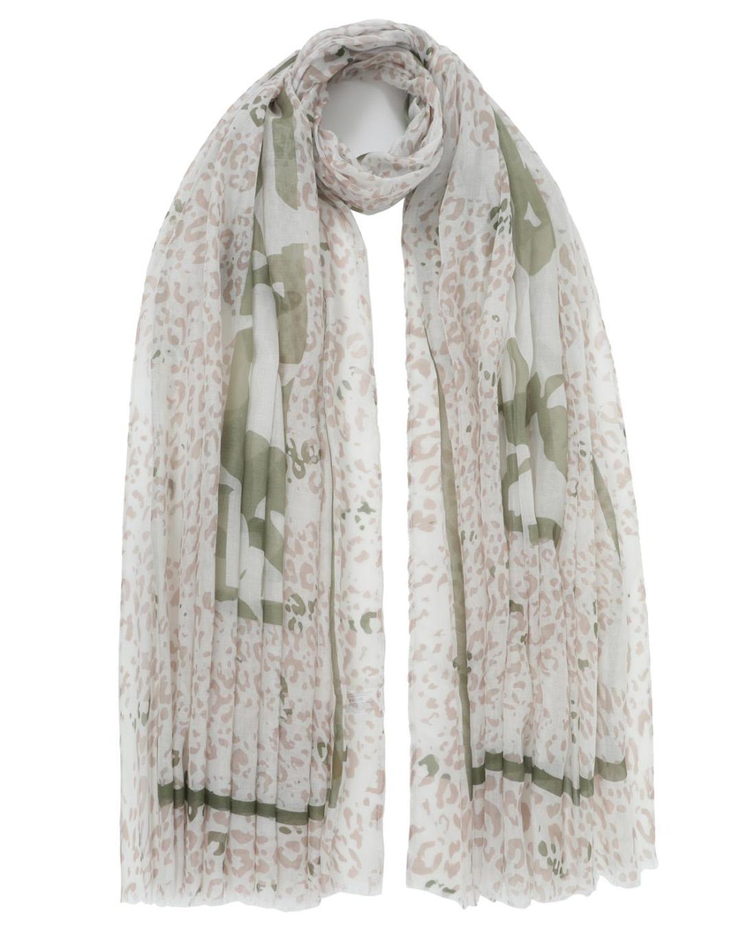 502669MCH-SCARF (85X180)  GREEN 29384