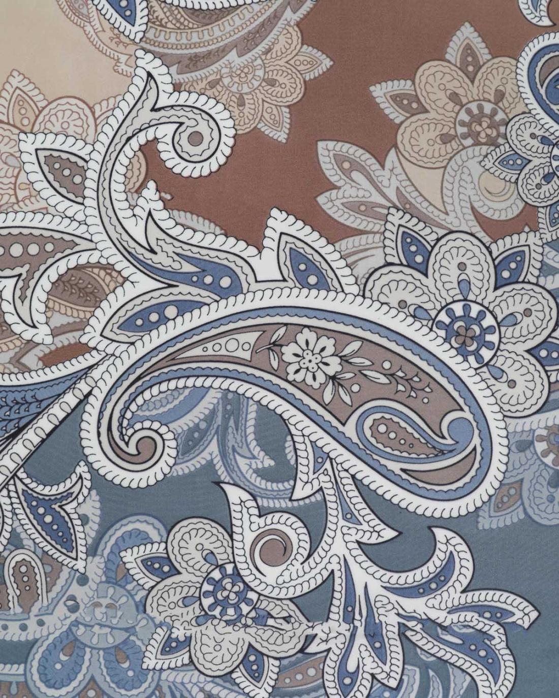 502674MC-SCARF (70X70)  BLUE 29394