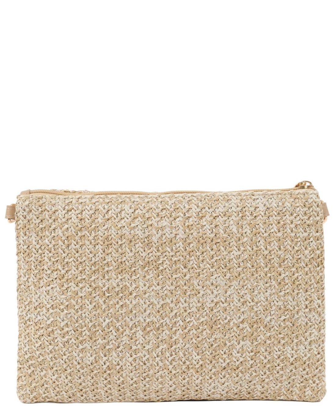 502786M-EVENING BAG (29X20)  BEIGE 23387