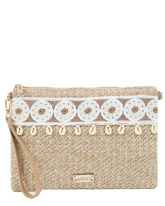 502786M-EVENING BAG (29X20)  BEIGE 23387