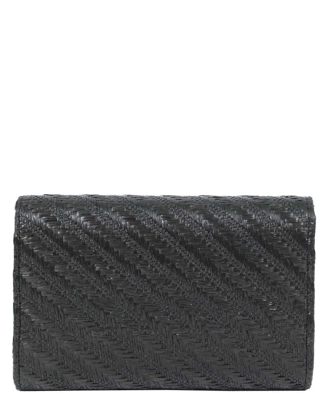 502205CH-EVENING BAG (21X14)  BLACK 23223