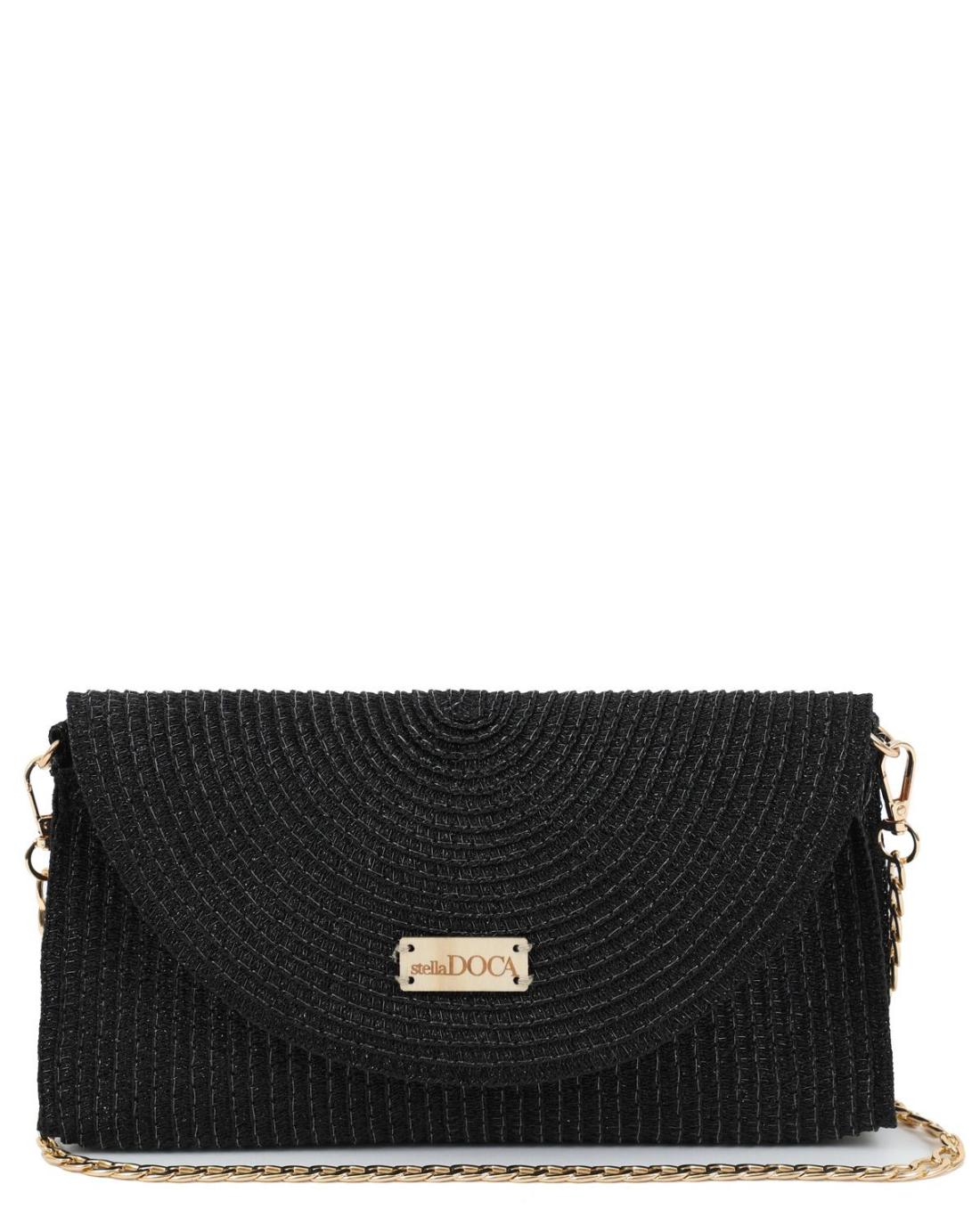 502928M-CROSSBODY BAG (26X12X4) BLACK 23425