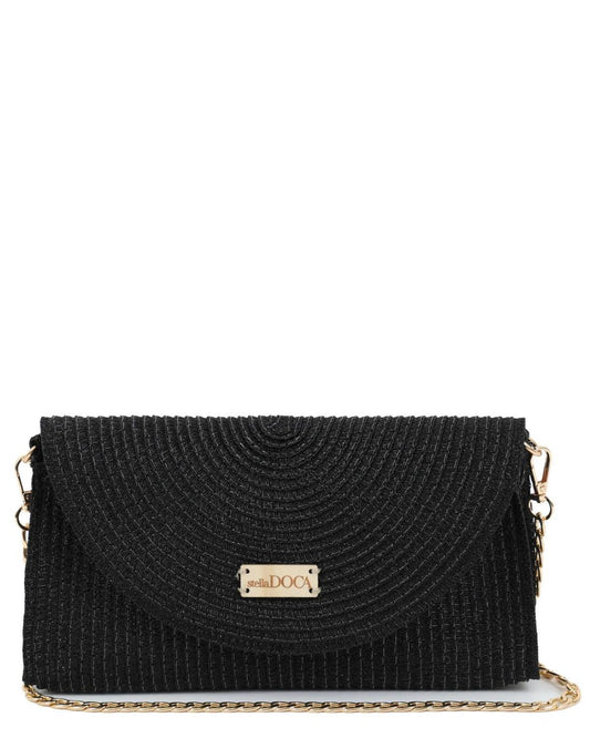 502928M-CROSSBODY BAG (26X12X4) BLACK 23425