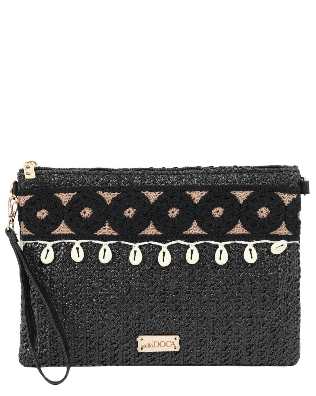 502787M-EVENING BAG (29X20)  BLACK 23388