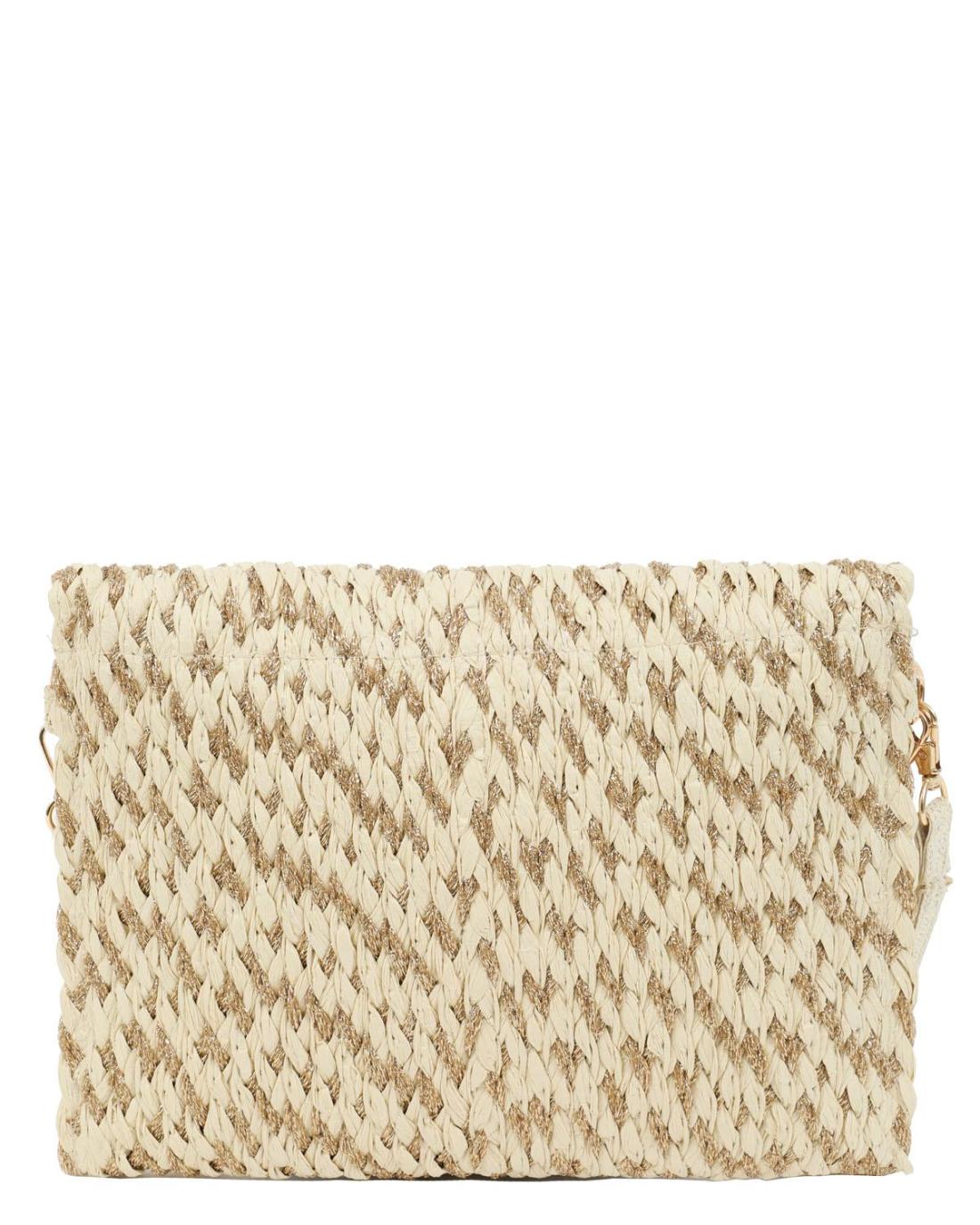 502931M-CROSSBODY BAG (28X21) OFFWHITE/GOLD 23430