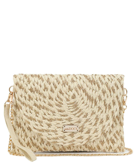 502931M-CROSSBODY BAG (28X21) OFFWHITE/GOLD 23430