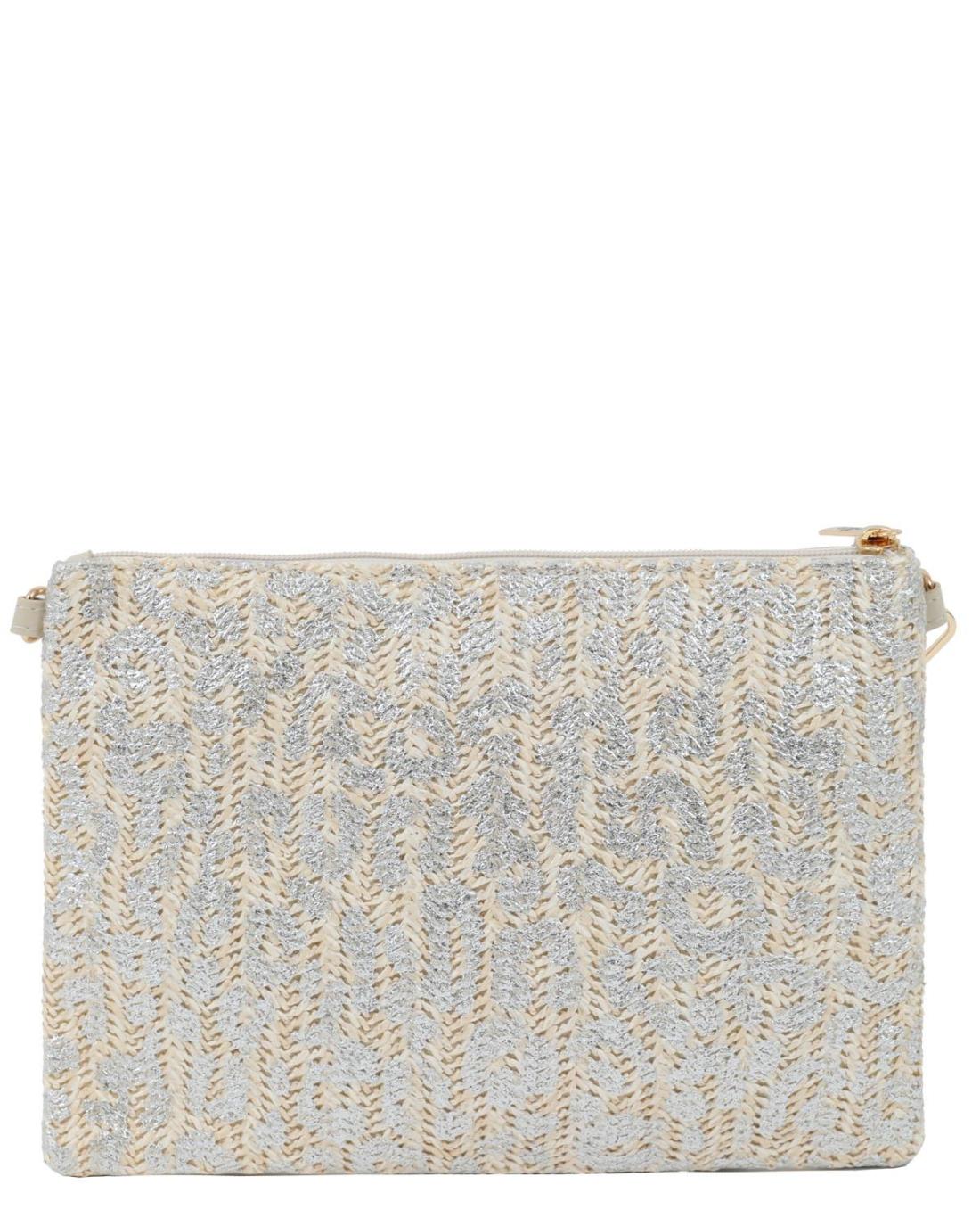 502789M-EVENING BAG (29X20)  SILVER 23390