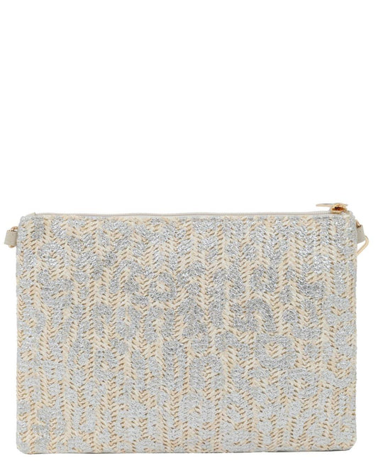 502789M-EVENING BAG (29X20)  SILVER 23390