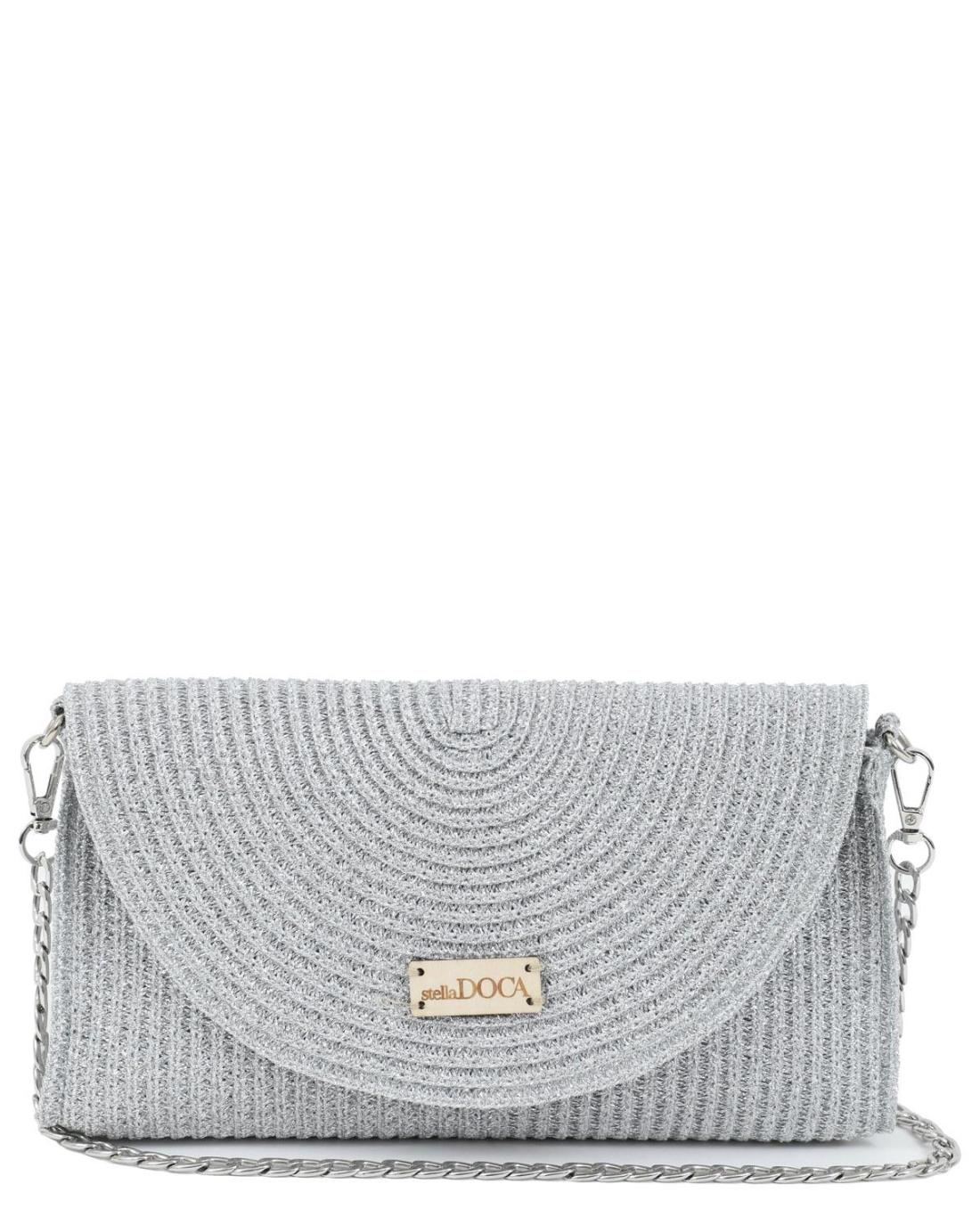 502930M-CROSSBODY BAG (26X12X4) SILVER 23427