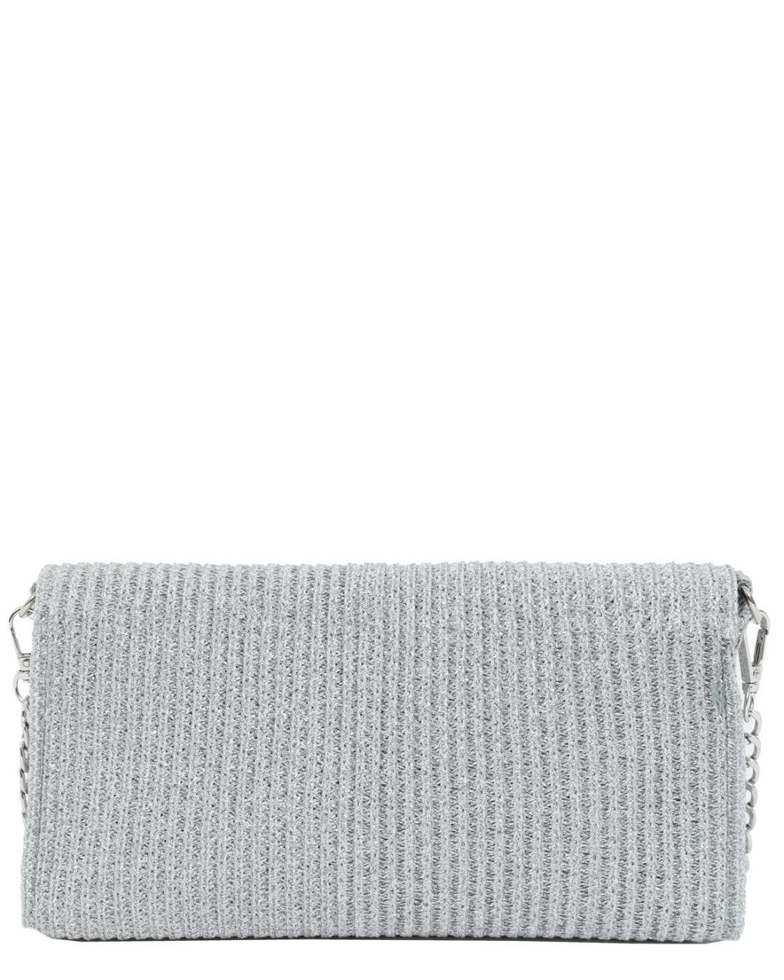 502930M-CROSSBODY BAG (26X12X4) SILVER 23427
