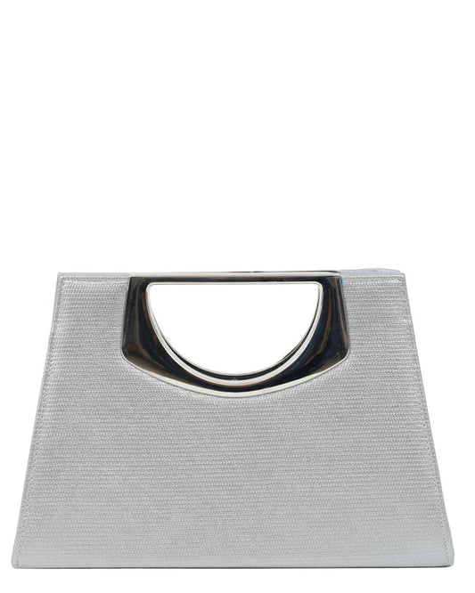 502635M-EVENING BAG (29.5X19.5X8.5)  SILVER 23183