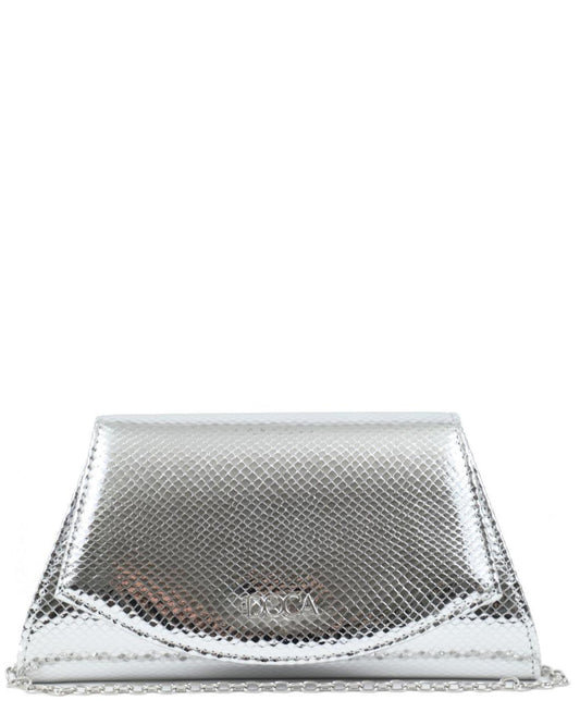 502727MH-EVENING BAG (24X17X13)  SILVER 23163