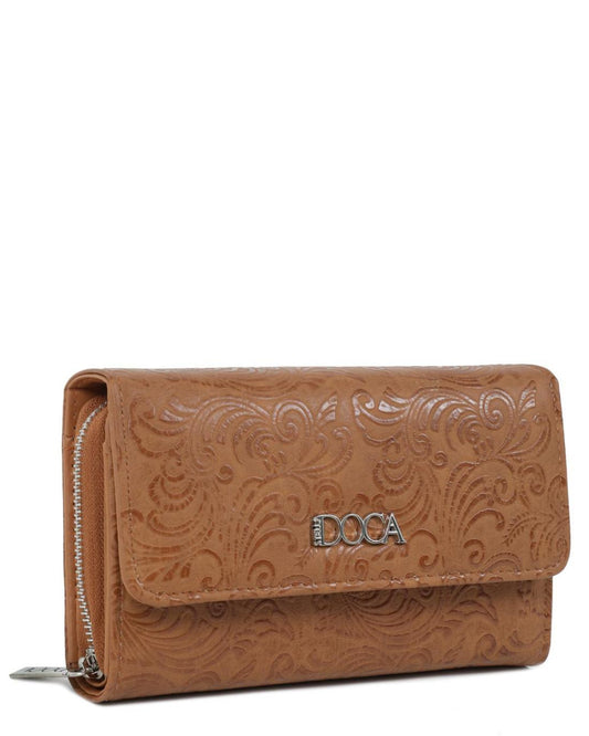 502707C-WALLET (17.5X10)  COFFEE 67660