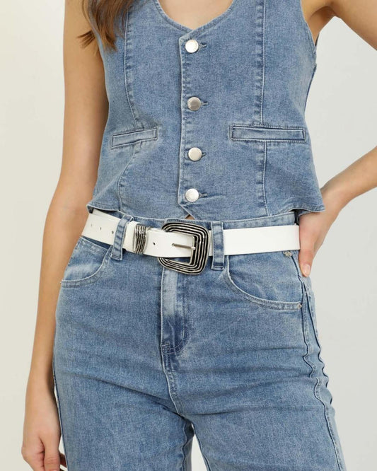 502561M-BELT WHITE 55983