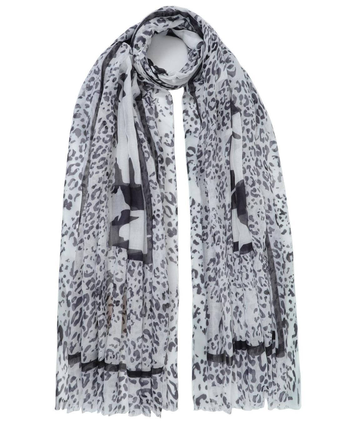 502670MC-SCARF (85X180)  BLACK 29385