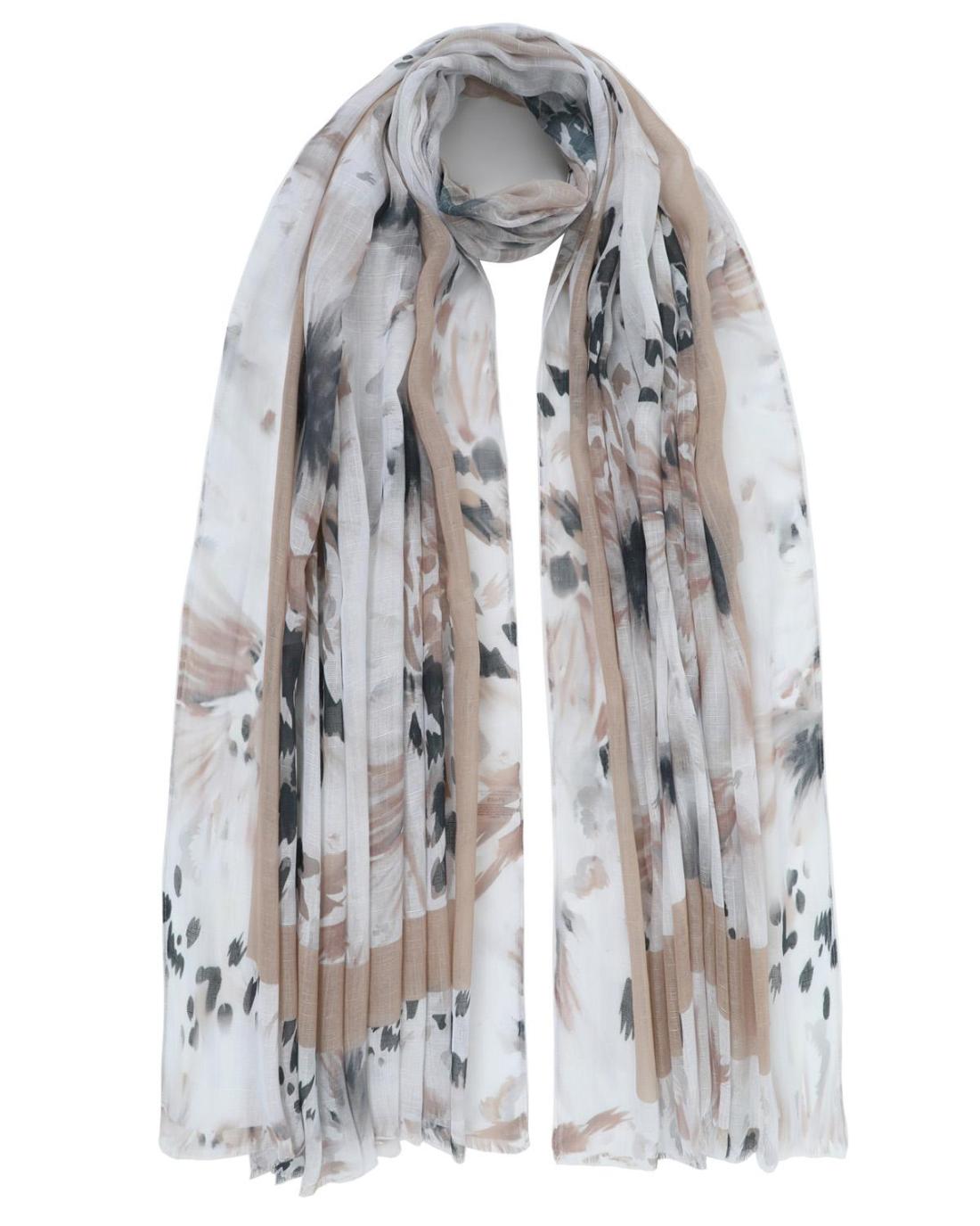 502680MC-SCARF (87X180)  BEIGE 29405