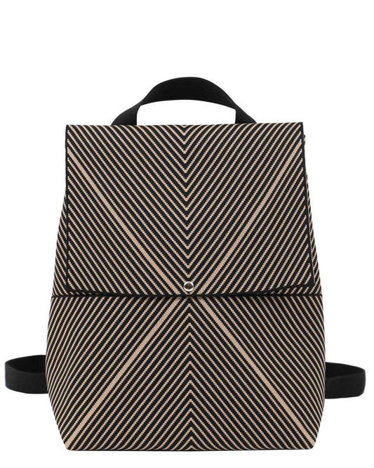 502575M-BACKPACK (28X36X17)  BLACK/BEIGE 23363